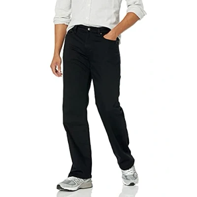Obrázek Amazon Essentials Herren Bootcut Jeans mit gerader Passform, Schwarz, 42W / 34L