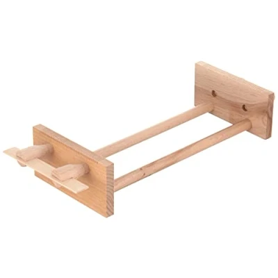 Obrázek Rayher Perlový tkaný rám ze dřeva, 32 x 11,9 cm, pro tkaní náramků přátelství a náramků, korálků, 7201600, béžový