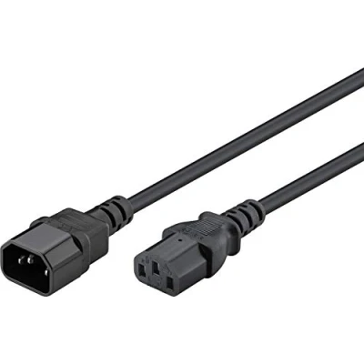 Obrázek Wentronic s pro 300 síťový kabel (AC zdířka na AC kabelů) 3 m Černá