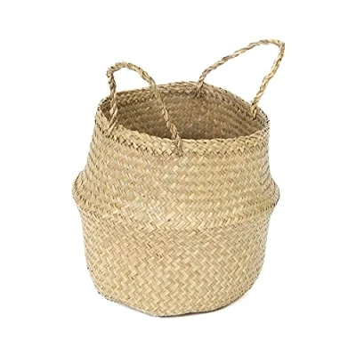 Obrázek Compactor Home ran8405 Korb Faltbar Größe S Produktreihe Belly, Seegras, Natur, 27 x 26 cm, Seagrass, Helles Holz,