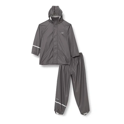 Obrázek CeLaVi Dvojdílná dětská kombinéza do deště Unisex, Šedá (Grey 174)