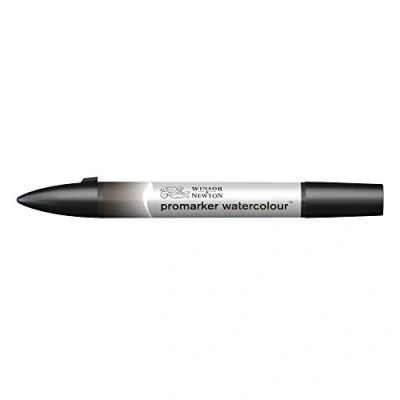 Obrázek Winsor &amp; Newton akvarelové zvýrazňovače 0201609 2 hroty, štětec a jemný hrot, stálý na světle, vysoce pigmentované barvy pro kaligrafii, kresby sépie