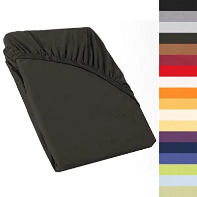 Obrázek prostěradlo na topper, napínací prostěradlo, kontinentální postel, jersey z bavlny, pro postele, 160 g/m2, CelinaTex Perla, toppery