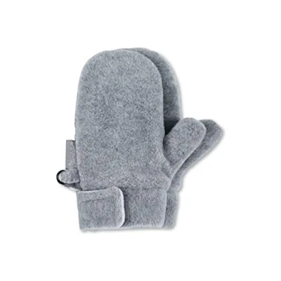 Obrázek Sterntaler Unisex dětské palčáky s palcem z mikrofleece, se suchým zipem, Stříbrná melange.