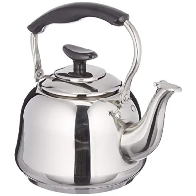 Obrázek cilio konvice na vodu CLASSICO 700 ml vody Výška: 17 cm Ø: 14,4 leštěná ušlechtilá ocel Kapsle Dno Pro všechny typy sporáků Indukční rychlovarná tepelně izolační rukojeť