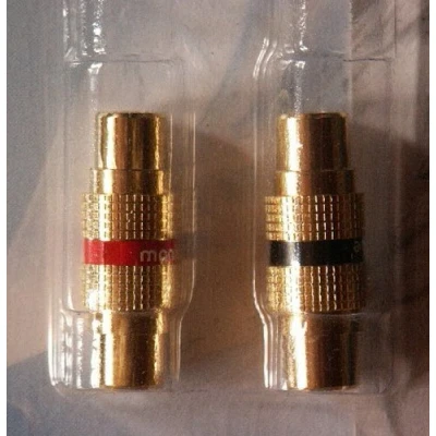 Obrázek V pro akustickou Premium Cinch dvojitý spojka (sada 2 ks)