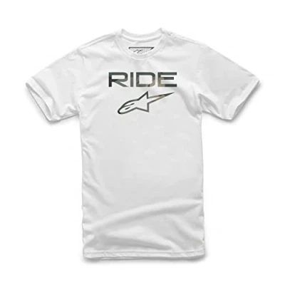 Obrázek Alpinestars Herren Kurzarm Logo T Shirt moderner Schnitt, camo White, XL, 1119 72006