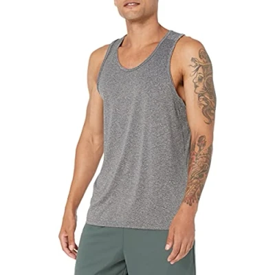 Obrázek Amazon Essentials Herren Tech Stretch Tanktop, Schwarz Heide, S