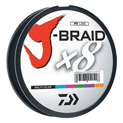 Obrázek Daiwa Unisex J Braid x8 pletená šňůrka, merhfarbig, 80 lb