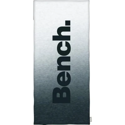 Obrázek Bench sportovní a fitness šátek, moderní Opposite, cca 50 x 110 cm + 15 flap, 100% polyester, zadní strana s potahem pro přístroje, integrovaná kapsa na zip, šedá/černá, výr. č.: 6912603547