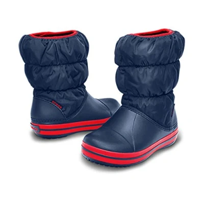 Obrázek Crocs Unisex dětské zimní boty Puff Boot Kids, Námořnická modrá Red