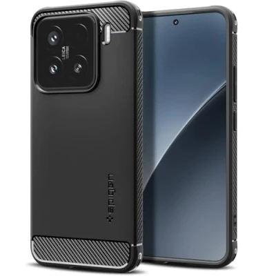 Obrázek Spigen Rugged Armor pouzdro kompatibilní s Xiaomi 15 Matte Black