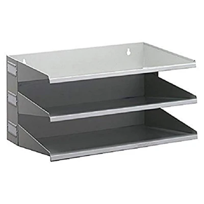Obrázek Durable Třídicí stojan (se 3 odkládacími přihrádkami), pro stůl nebo stěnu, šedá, 335910