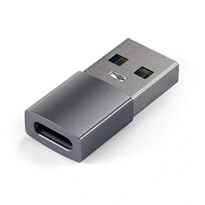 Obrázek SATECHI Konvertor adaptéru typu a na typ C USB konektor zdířku kompatibilní s iMac, MacBook Pro/MacBook, laptopy, PC, počítači dalšími (vesmírně šedá)