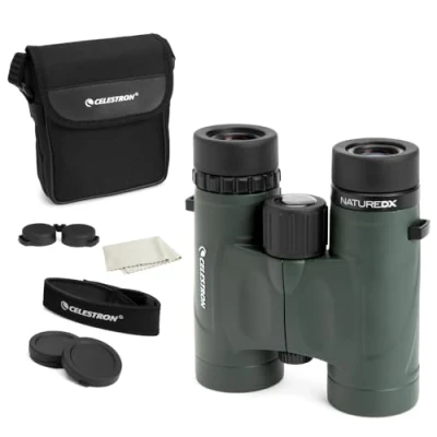 Obrázek Celestron 71331 Nature DX 10x32 BaK 4 hranolové dalekohledy, zelené