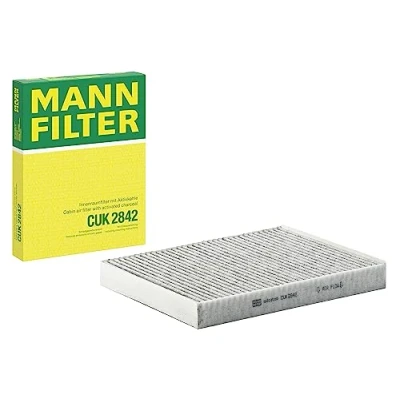 Obrázek MANN FILTER Interiérový filtr CUK 2842 pylový s aktivním uhlím pro osobní automobily