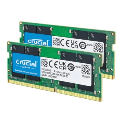 Obrázek Crucial RAM CT2K8G4SFRA32A 16GB (2x8GB) DDR4 3200 MHz CL22 (2933 nebo 2666 MHz) Laptop operační paměť Kit