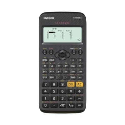 Obrázek Casio SCHULRECHNER FX 82DE X CLASSWIZ, BATERIOVÝ PROVOZ, Black, Language German