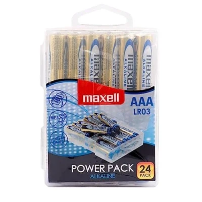 Obrázek Maxell LR03 AAA Micro alkalické baterie (balení 24 ks)