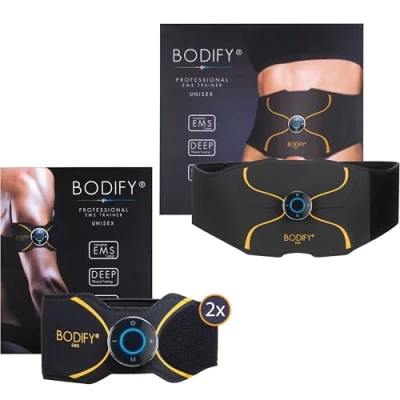 Obrázek Bodify® 3 v 1 EMS tréninková sada pro cílená stimulace svalstva! Celotělová budování svalů stimulační přístroj na břicho paži a nohy svalový trenažér muže ženy originál