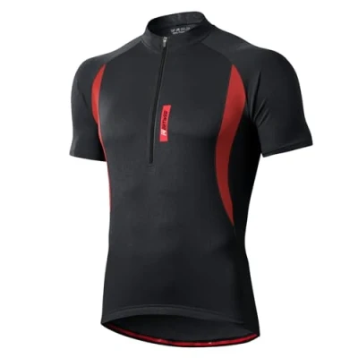 Obrázek MEETWEE Pánský cyklistický trikot krátký rukáv / dlouhý rukáv, cyklistické oblečení tričko pro muže, prodyšný žerzej, rychlé schnutí,
