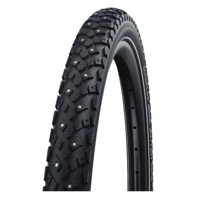 Obrázek Schwalbe Winter 27,5x2,00 (50 584) HS396 drát 104 hrotů K Guard černá reflex Plášť