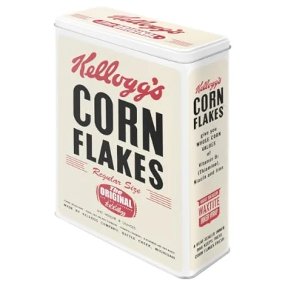 Obrázek Nostalgic Art Retro dóza na zásoby XL, 4 l, Kellogg&#039;s Corn Flakes Package nápad dárek do kuchyně, úložný box kukuřičné vločky, vintage design