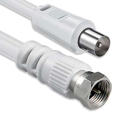 Obrázek 1aTTack.de anténní kabel s koaxiálním F konektorem, typ konektor spojka, jednoduchým, dvojnásobným, trojnásobným nebo čtyřnásobným stíněním, 75 db, 85 100 110 120 125 db