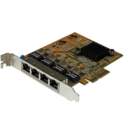 Obrázek StarTech.com 4 Port PCIe Gigabit síťová karta, Quad PCI Express GbE NIC