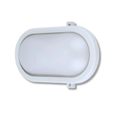 Obrázek REV 2101020100 oválné svítidlo, LED sklepní lampa nástěnná oválná, IP44, 10 W, 800 lm, až 25. 000 h, bílá, bílá