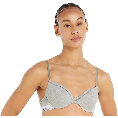 Obrázek Calvin Klein Underwear Modern Podprsenka pod tričko, Ženy, Velikost: 70E, Grey heather