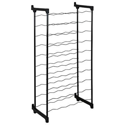 Obrázek Metaltex UK Ltd (DD) Barbera 50 lahví, epotermová trubka a drát, potaženo plastem, černá, x 27 101 cm