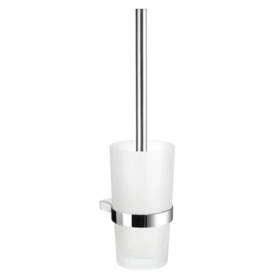 Obrázek Smedbo &quot;Air WC Bürste mit gefrostetem Glas, Silber/Weiß