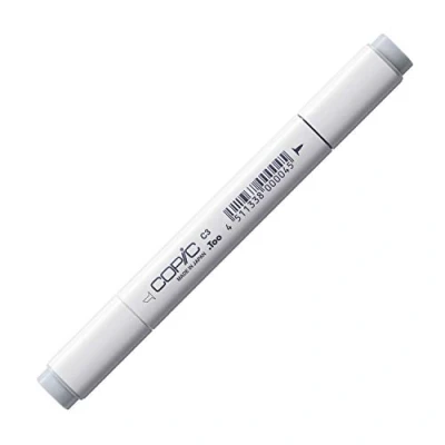 Obrázek COPIC Classic Marker Typ C 3, cool gray č. profesionální zvýrazňovač rozvržení, se širokou a jemnou špičkou