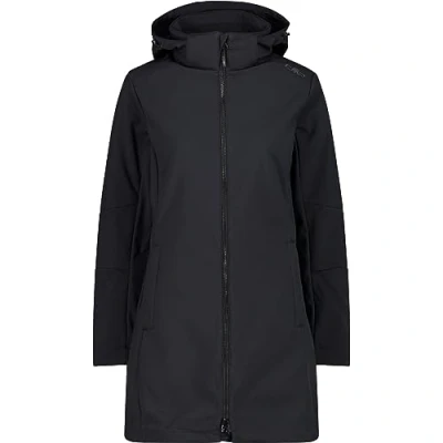 Obrázek CMP Woman Parka ZIP HOOD Softshellová bunda, Ženy, Velikost: 36, Nero