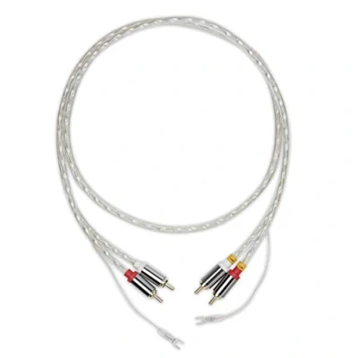Obrázek pro Ject Connect it Phono E 1,23 m, vysoce čistý telefonní Kabel NF s uzemňovacím vedením gramofon m