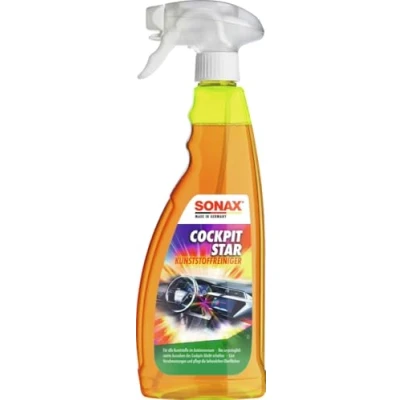Obrázek SONAX Čistič kokpitStar (750 ml) čistí a pečuje o všechny plastové díly v autě, antistaticky odpuzuje prach / č. výr. 02494000