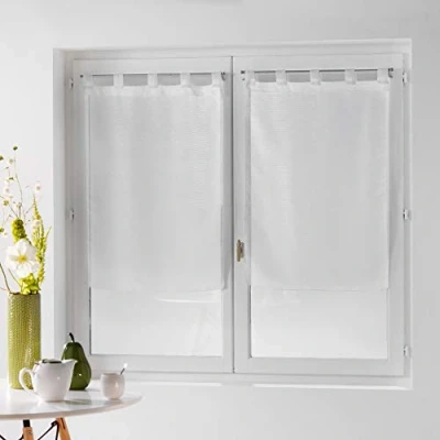 Obrázek Douceur D &#039;Intérieur Dandy pár vpravo smyčky 2 x 60 90 cm Voál vlákny Řezy Polyester