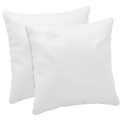 Obrázek Dreamzie povlak na polštář 50 x (sada se 2) 100% žerzejová bavlna 150 g/m2 bílý odolný a hypoalergenní