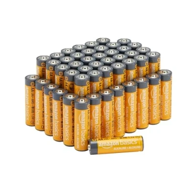 Obrázek AmazonBasics Vykonne alkalicke baterie 48ks