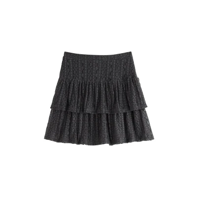 Obrázek Lindex Áčková sukně pro děti, Velikost: 134/140, Dark grey