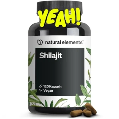 Obrázek Mumijo Shilajit kapsle vysoká dávka 1300 mg v denní dávce 120 kapslí Original z Himalájí veganské, bez zbytečných přísad vyrobeno Německu a laboratorně testováno