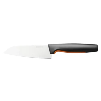 Obrázek Fiskars Šéfkuchařský nůž, malý, funkční tvar, celková délka: 24 cm, japonská ušlechtilá ocel/plast, 1057541