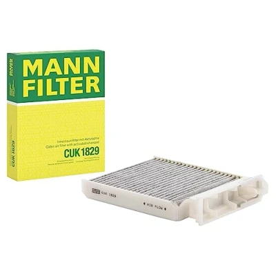 Obrázek MANN FILTER Interiérový filtr CUK 1829 pylový s aktivním uhlím pro osobní automobily