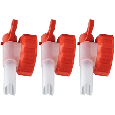 Obrázek ISOLATECH SABEU Fluxx 3 ks AH 13/45 HF výpustný kohout pro 2l a 3l kanystr s DIN 45 vnější závit 41,0 mm bezpečný potraviny přeplňování bez glukávání