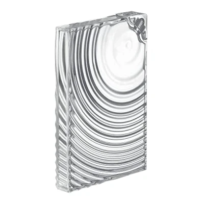 Obrázek Guzzini On The Go, Taschenflasche Ripples Transparent, 14.8 x 3 h21 cm 29340000