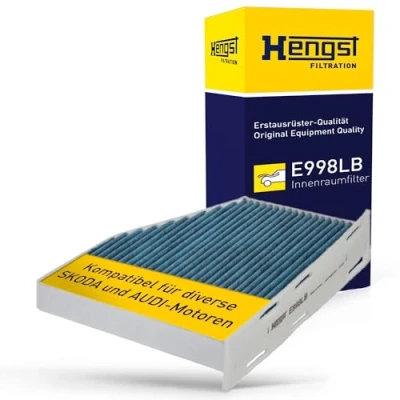 Obrázek HENGST interiérový filtr typ E998LB biofunkční pro osobní automobily auta