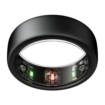 Obrázek Oura Gen3 Horizon Smart prsten velikost 12, Stealth Lze nosit pro sledování spánku, srdeční frekvence a fitness Výdrž baterie až 7 dní Kompatibilní s iOS/Android Určete si svou před