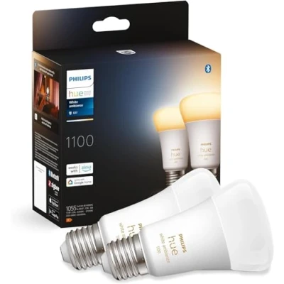 Obrázek Philips Hue White Ambiance E27, 2 kusy v balení, x 1100 lm, 75W