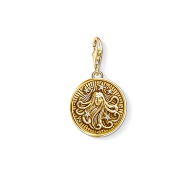 Obrázek Thomas Sabo Dámský pánský přívěsek znamení zvěrokruhu Panna Charm Club 925 sterlingové stříbro pozlacené 1657 414 39